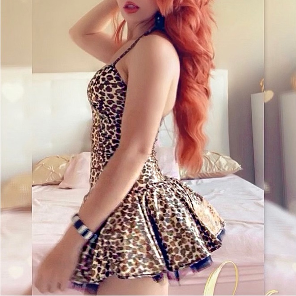 Leopard tutu dress